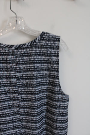 NEW T By Talbots Black & White Patterned Tank Top | XL