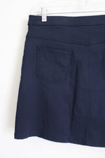 Hearts of Palm Petite Navy Blue Skort | 12P