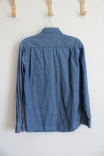 Wrangler Denim Button Down Shirt | S