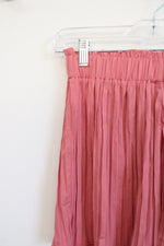 NEW LOFT Pink Pleated Shorts | XXS Petite