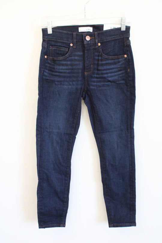 NEW Ann Taylor LOFT Skinny Crop Jeans | 0/25 Petite
