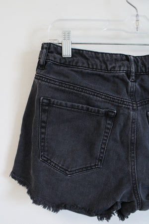 Pac Sun Faded Black Ripped Shorts | 27