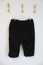 Worthington Modern Fit Black Capri Pants | 14