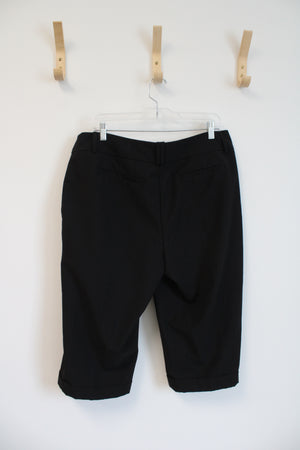Worthington Modern Fit Black Capri Pants