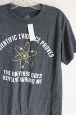 NEW Gray "Revolve Around Me" Graphic Tee | S