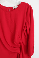 NEW Dressbarn Status By Chenault Red Dress Shirt | S