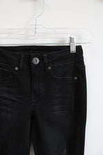 Maurices Distressed Black Jeans | XXS-S
