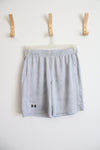 Under Armour Gray Athletic Shorts | Youth L