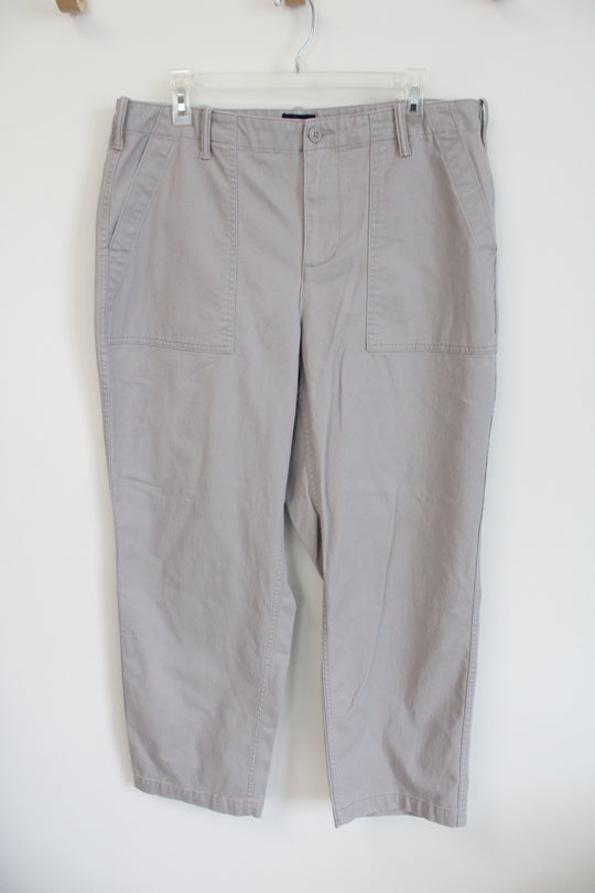 Lands' End Gray Pant | 16 Petite