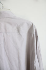 Jos. A. Bank Traveler Traditional Fit Gray Button Down Shirt | 18.5/35