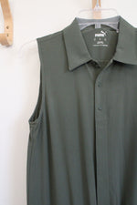 Puma Army Green Stretch Jumpsuit | S