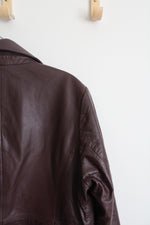 NEW Excelled Collection Bordex Burgundy Leather Jacket | XL