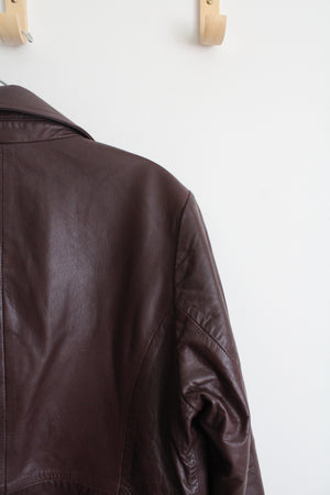 NEW Excelled Collection Bordex Burgundy Leather Jacket | XL