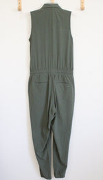 Puma Army Green Stretch Jumpsuit | S