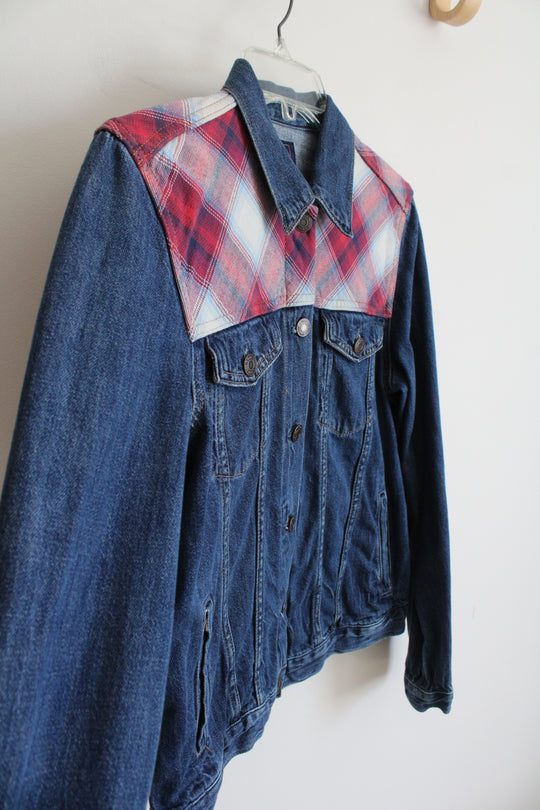 Gap Pendleton Flannel & Denim Jacket | M