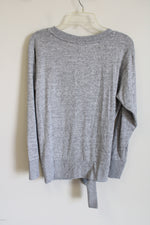 NEW Gap Gray Soft Bow Front Top | XS