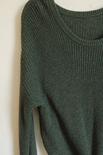 Hollister Olive Green Wrap Sweater | M