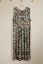 J. Jill Printed Maxi Dress | 2XL