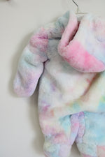Kensie Girl Fuzzy Pink Snow Suit | 0/3 Months