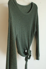 Hollister Olive Green Wrap Sweater | M
