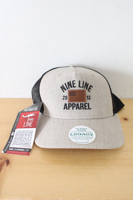 NEW Nine Line Apparel  Brown & Black Trucker Hat