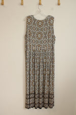 J. Jill Printed Maxi Dress | 2XL