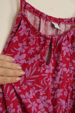 Old Navy Pink Floral Romper with Cutout | S
