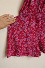 Old Navy Pink Floral Romper with Cutout | S