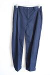 Lands' End Navy Blue Polyester Chino Pants | 16