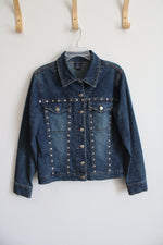 The Blues Vintage Studded Jean Jacket | M