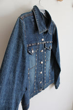 The Blues Vintage Studded Jean Jacket | M