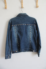 The Blues Vintage Studded Jean Jacket | M