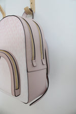Michael Kors Signature Logo Jaycee Ombre Pink Medium Backpack