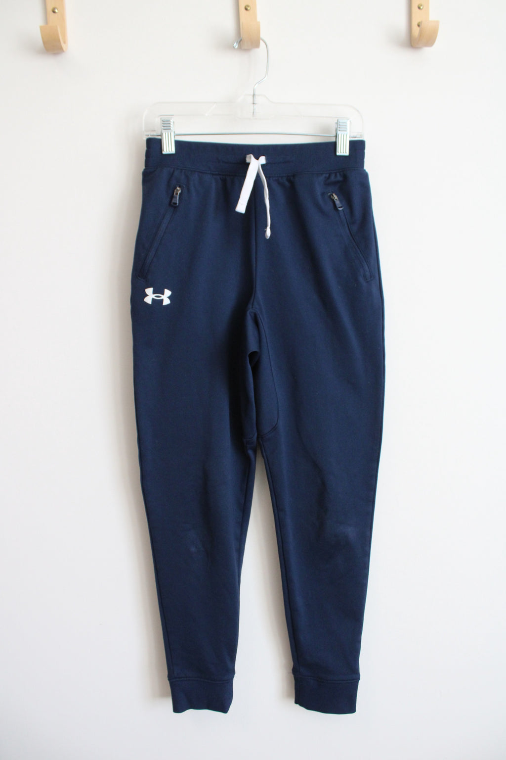 Under Armour Navy Loose Fit Jogger Pants | Youth M