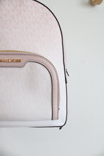 Michael Kors Signature Logo Jaycee Ombre Pink Medium Backpack