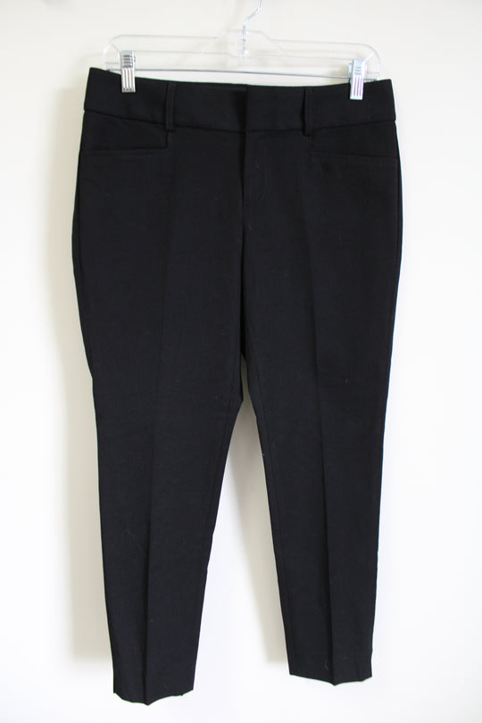 Banana Republic Jackson Fit Black Fitted Pants | 4 Petite
