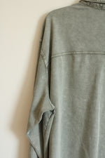 NEW Jane + Delancey Light Sage Long Sleeved Button Down Shirt | 2X