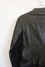 Guess Green Vegan Leather Jacket | M