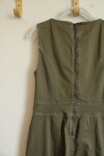 Venus Olive Green Denim Jumpsuit | 6