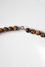 Brown Tiger's Eye Beaded Layered Necklace
