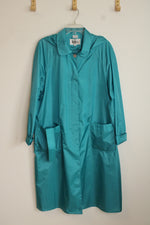The Totes Coat Turquoise Rain Trench Coat | 16P