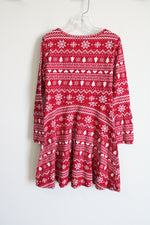 Children's Place Red Christmas Dress | 7/8