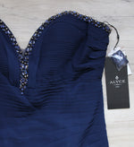NEW Alyce Paris Dark Navy Blue Sleeveless Dress | 14