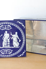 Vintage Wedgewood Blue Biscuit Tin