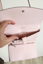 Kate Spade Light Pink Crossbody Clutch Bag