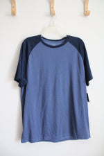 NEW George Two-Toned Blue Shirt | L