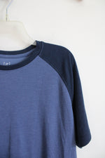 NEW George Two-Toned Blue Shirt | L