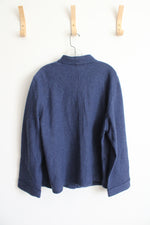 Chico's Blue Wool Jacket | 3 (XL)
