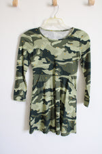Wonder Nation Green Camo Long Sleeved Dress | 10/12