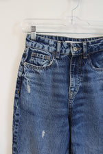 Zara Faded Wash Ripped Jeans | 0